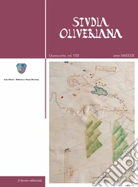 Studia Oliveriana. Quarta serie (2022). Vol. 8 libro