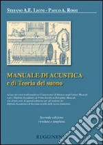 Manuale di acustica e di teoria del suono libro