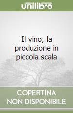 Il vino, la produzione in piccola scala