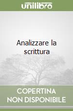 Analizzare la scrittura libro