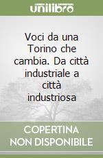 Voci da una Torino che cambia. Da città industriale a città industriosa libro