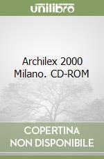 Archilex 2000 Milano. CD-ROM libro