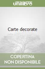 Carte decorate libro