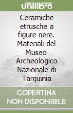 Ceramiche etrusche a figure nere. Materiali del Museo Archeologico Nazionale di Tarquinia libro