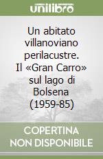 Un abitato villanoviano perilacustre. Il «Gran Carro» sul lago di Bolsena (1959-85) libro