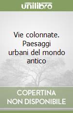 Vie colonnate. Paesaggi urbani del mondo antico libro