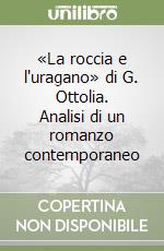 «La roccia e l'uragano» di G. Ottolia. Analisi di un romanzo contemporaneo libro