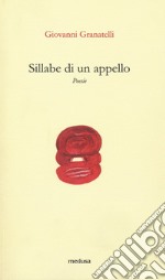 Sillabe di un appello libro