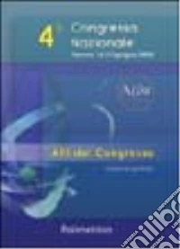 Quarto Congresso nazionale AIFM Ediz. italiana e inglese libro