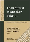 Thou sittest at another boke... English studies in honour of Domenico Pezzini libro