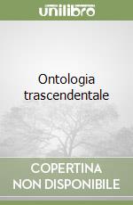 Ontologia trascendentale libro