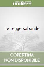 Le regge sabaude libro