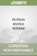 Archivio storico ticinese libro