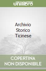 Archivio Storico Ticinese libro