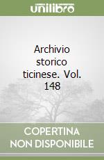 Archivio storico ticinese. Vol. 148 libro