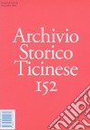 Archivio storico ticinese. Vol. 152 libro