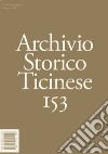 Archivio storico ticinese. Vol. 153 libro