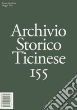 Archivio storico ticinese. Vol. 155 libro