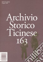 Archivio storico ticinese. Vol. 163 libro