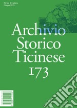 Archivio storico ticinese. Vol. 173 libro