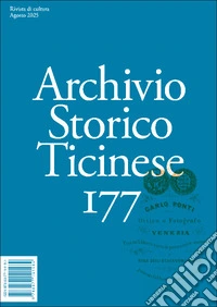 Archivio storico ticinese. Vol. 177 libro