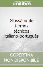 Glossário de termos técnicos italiano-português libro