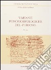 Varianti fonomorfologiche del «Furioso». Vol. 2 libro di Boco M. Augusta