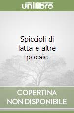 Spiccioli di latta e altre poesie libro