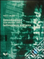 Introduzione allo studio della letteratura italiana libro