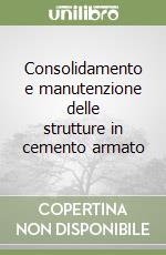 Consolidamento e manutenzione delle strutture in cemento armato libro