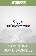 Saggio sull'architettura libro