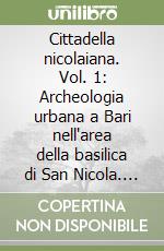 Cittadella nicolaiana. Vol. 1: Archeologia urbana a Bari nell'area della basilica di San Nicola. Saggi (1982-1984-1987)