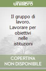 Il gruppo di lavoro. Lavorare per obiettivi nelle istituzioni libro