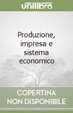 Produzione, impresa e sistema economico libro