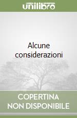 Alcune considerazioni libro