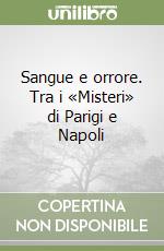 Sangue e orrore. Tra i «Misteri» di Parigi e Napoli libro