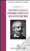 Metodo clinico e pensiero critico in Augusto Murri libro di Castellano Sebastiano