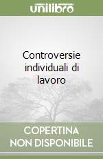 Controversie individuali di lavoro libro