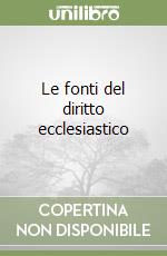 Le fonti del diritto ecclesiastico libro