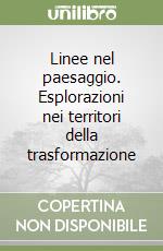 Linee nel paesaggio. Esplorazioni nei territori della trasformazione libro