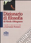 Dizionario di filosofia libro