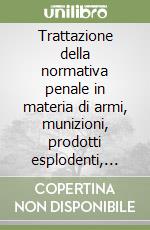 Trattazione della normativa penale in materia di armi, munizioni, prodotti esplodenti, caccia e tiro