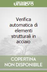 Verifica automatica di elementi strutturali in acciaio libro