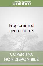 Programmi di geotecnica 3 libro