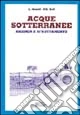 Ricerca e sfruttamento delle acque sotterranee