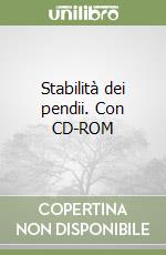 Stabilità dei pendii. Con CD-ROM