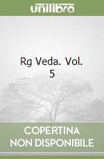 Rg Veda. Vol. 5 libro