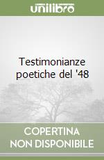 Testimonianze poetiche del '48 libro