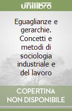 Eguaglianze e gerarchie. Concetti e metodi di sociologia industriale e del lavoro libro