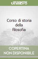 Corso di storia della filosofia libro